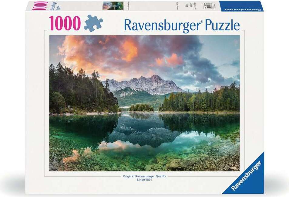 Zugspitze at the Eibsee, Germany 1000 Pc Puzzle
